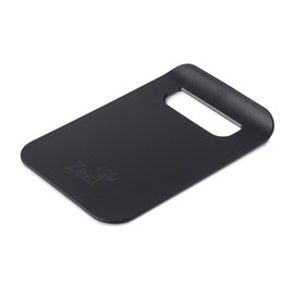 Zeal “Straight To Pan” Slim Kitchen Chopping Board, Plastic, Black, 21.5 x 14.5 x 2 cm
