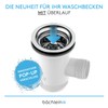 Bächlein Pop-Up Drain Fitting for the Sink, Diameter 70 mm
