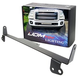 iJDMTOY 20-22 Inches Straight LED Light Bar Lower Bumper Grill Opening Mounting Bracket Compatible with 2011-2016 Ford F-250 F-350 F-450
