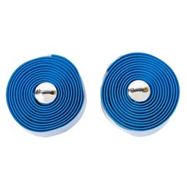 CYCLE PRO CP-BT004 Cork Bar Tape, Blue, Cushioned EVA, Classic Cork Type, Drop Handle, Road Truck, Pist, Touring, End Cap & Tape Included