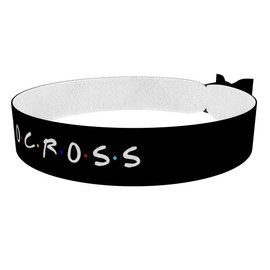 Motocross Friends Stoffarmband - Wasserfestes Satin Armband für Motorradfahrer - Biker Zubehör - Freundschaftsarmband für Mopedgangs - Cooles Design - Moped Lifestyle - Motorrad Accessoire