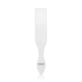 JAPURE King-Size Foot Paddle Handle (White) – Ergonomic Handle for Emery Board Refills – Professional Pedicure Tool