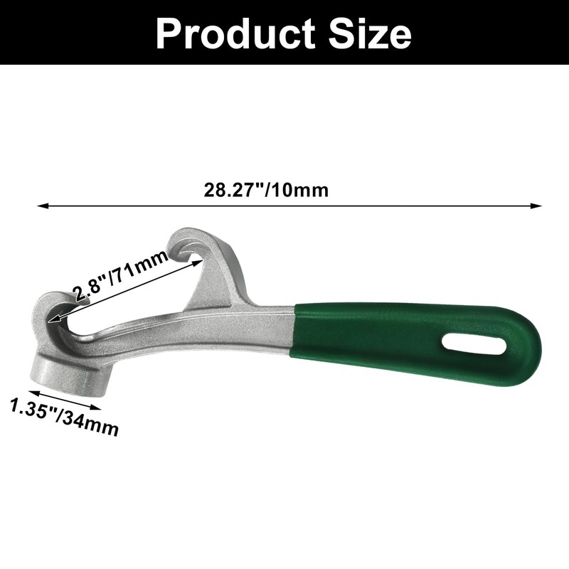 Seimneire 5 Gallon Bucket Lid Opener Tool, Green Handle