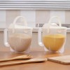 Rice Washer Strainer Bowl with Top Drainer, Microporous Small Colander