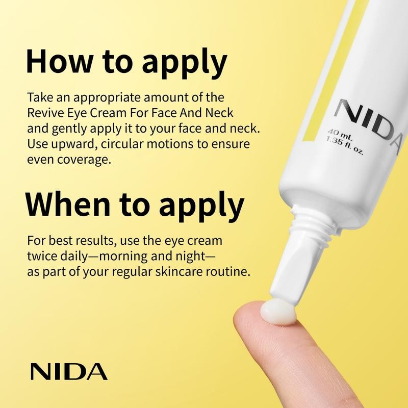 NIDA Revive Eye Cream For Face And Neck (40mL) /