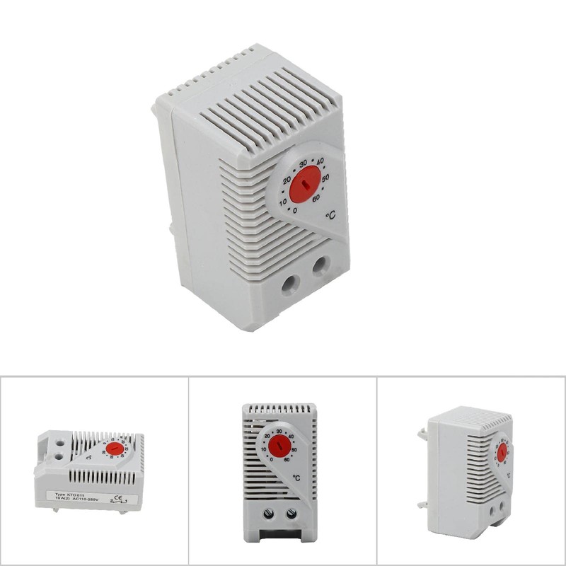 Thermostat, 0-60°C Adjustable Mechanical Thermostat Electric Temperature Controller Switch (KTO011)