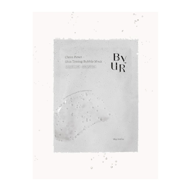 Clean Reset Skin Toning Bubble Mask 4 sheets / 클린