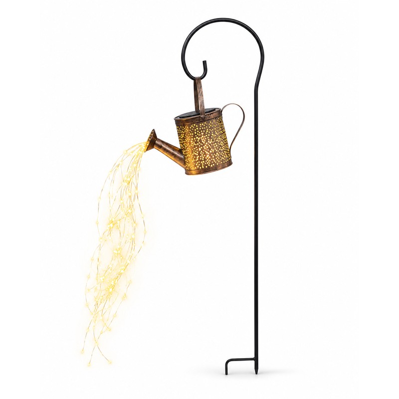 Solar Watering Can Garden Light for Outdoor Decor – Cascading
