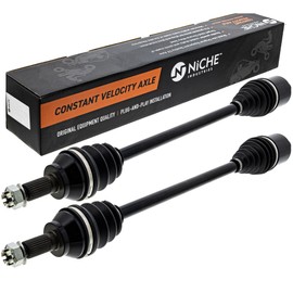 NICHE Rear CV Axle Half Drive Shaft for Polaris RZR XP 4 1000 1334307 2 Pack