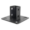 Post Base 6 Pcs, 4 Holes Square Mount for 1-5/8”