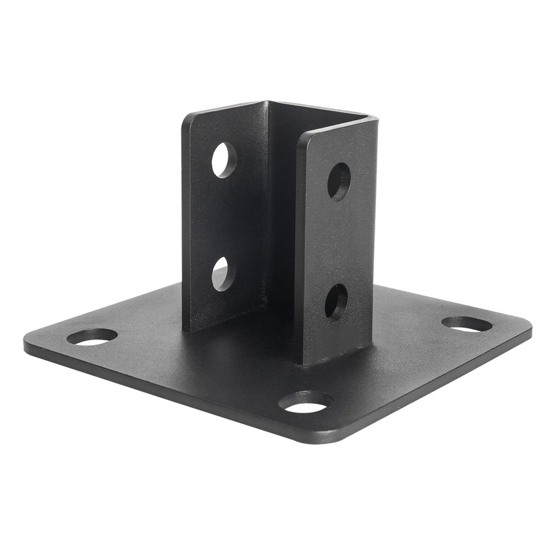 Post Base 6 Pcs, 4 Holes Square Mount for 1-5/8”