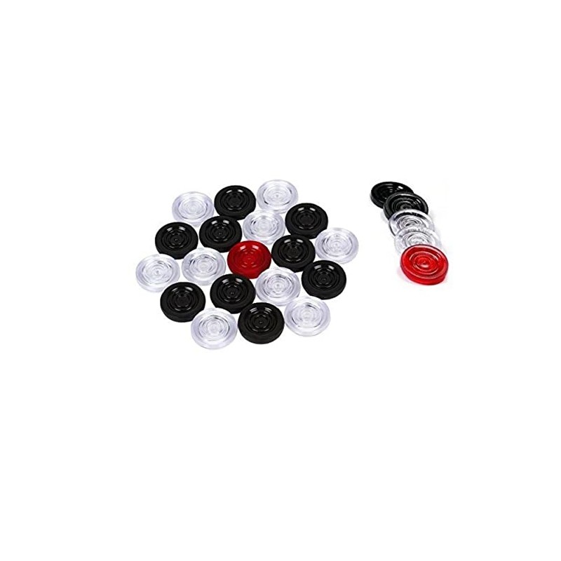 Pam Herbals Professional Carrom Board Game Crystal 8mm Coins, Set