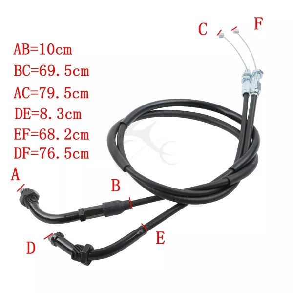 TCMT Throttle Cables Fit For Honda CBR1000RR CBR 1000RR 2004-2007