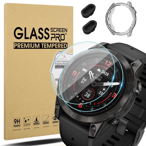 Suoman 5-Pack [3 in 1] for Garmin Epix Pro 47MM