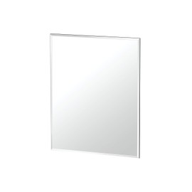 Gatco 1803 Bathroom Wall Mirror, 24" H x 20" W Modern Mirror for Living Room, Vanity, Slim Design Beveled Frameless Rectangle Mirror - Hangs Horizontal or Vertical with Easy Mount Safety Bracket