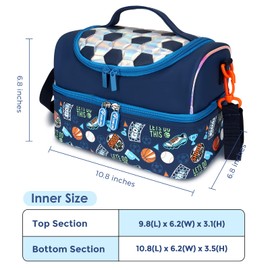 RLGPBON Kids Lunch Bag,Insulated Lunch Box for Girls Boys,Lunch Bag Toddler Teen,School Daycare Cute Travel bags