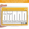 65 Pieces M6 x 30/25/40/45/50mm Machine Screws Nuts Washers Set,
