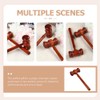 jojofuny Wooden Gavel Wooden Block Set for Judge Lawyer Auction