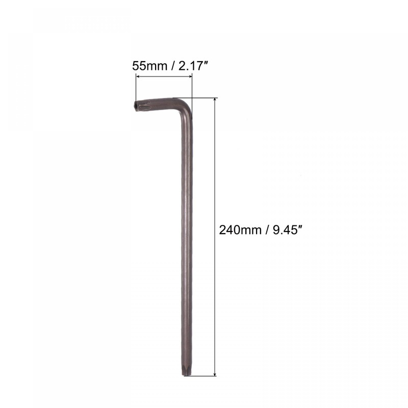 sourcing map T55 Anti Tamper Proof Torx Star Key Bit