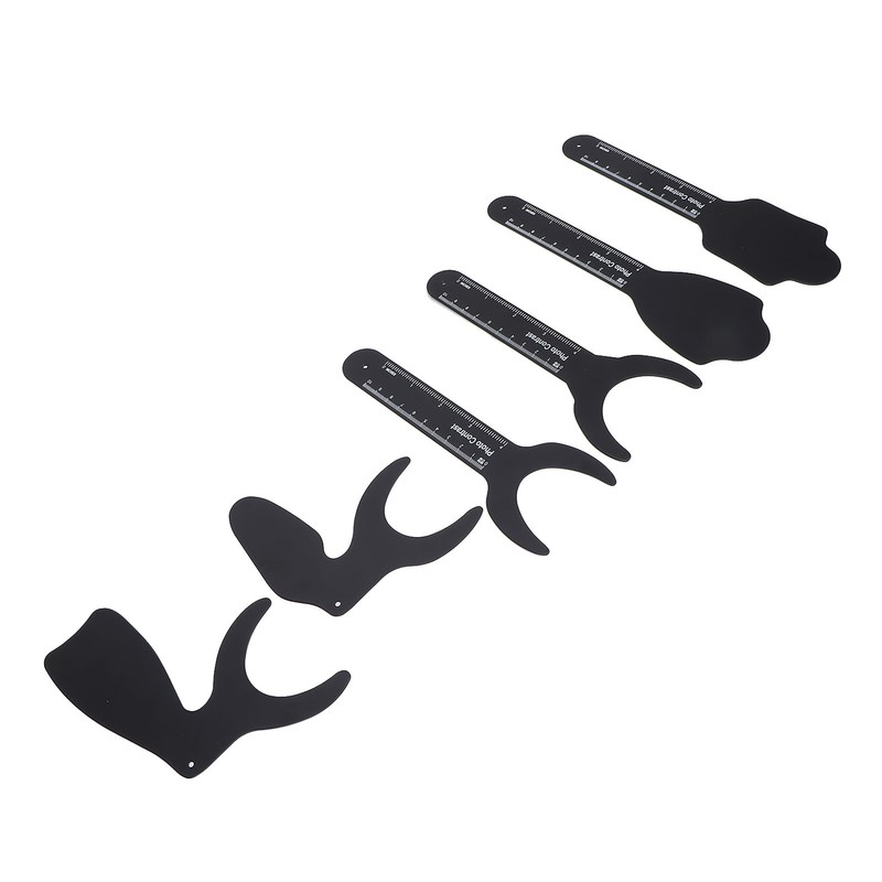 6pcs Intraoral Photographic Black Background Metal Dental Photo Backdrop Contrastor