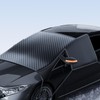 Windshield Cover for Ice and Snow - Windproof Sunshade Cover