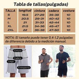 GOMITA Juego de 3 Pantalones Cortos de Deporte para Hombre, Ropa Deportiva Hombre (MX/US, Alfa, Mediano, Regular, Regular)