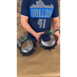 Zephyrs Market 5" Port Magnetic Duct Hose Quick Connect Fitting HVAC Dust Collector WoodWorking