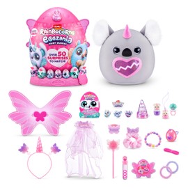 Eggzania Fairy Mania (Koala) by ZURU, Plush Toy, Collectible Plush, Surprise Eggs, Wearable Accessories, Slime, Toys for Girls
