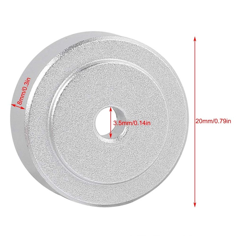 Speaker Isolation Feet Pad Stand, ASHATA Aluminum Alloy Cone Pad