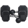 Fitness First Rubber Hex Dumbbell Pairs 5-100 lbs