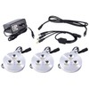 ABI 3X 3W LED Puck Light Complete Kit for Under