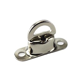 10 x screw cap for oval eyelets 22.5 mm x 13.5 mm, screw cap, stainless steel, stainless steel, tarpaulins