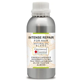 Greenwood Essential Intense Repair Hair Oil - For Dry, Damaged and Brittle Hair Reduces Hair Loss 300 ml (10 oz)