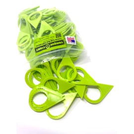 Torque-Tight 33mm Loose Lug Nut Indicators (Green) – Visual Safety Markers for Class 6–8 Trucks – Made in USA, 100-Pack