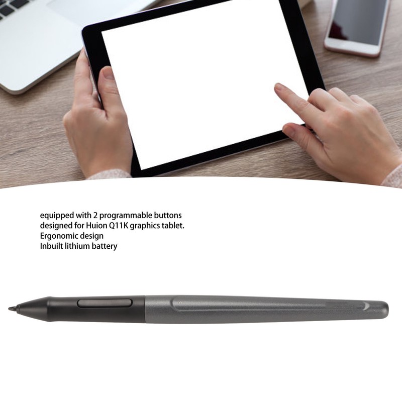 PF150 Stylus Pen for Q11K Ergonomic Design Black ABS Programmable