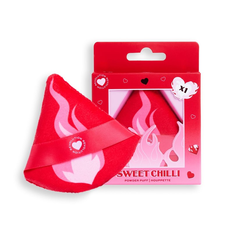 I Heart Revolution, Sweet Chilli Powder Puff Reusable Powder Applicator