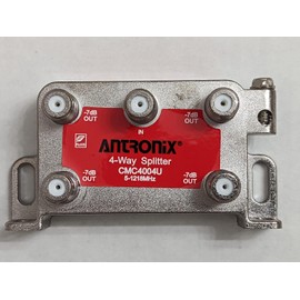 Antronix CMC4004U 4-Way Vertical Splitter, 1.218 GHz High Performance for Coax Cable TV & Internet Optimized MoCA 2.0 Performance (2)