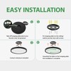 20 inch LED Flush Mount Ceiling Light Fixture,48W Super Slim