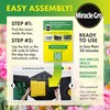 Miracle-Gro Compost Tumbler Single Chamber – Easy-Turn Composter Tumbler Outdoor