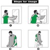 AEESRRU Bib for Beard Shaving, Beard Apron for Men, with
