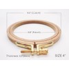 Nurge Premium Beech Wood Gold Clasp Embroidery Hoop 8mm (100mm