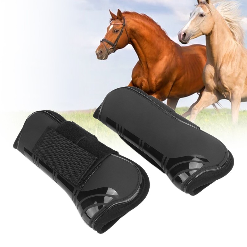 4pcs Horse Tendon Boots Protective Lightweight and Adjustable Boots for
