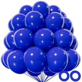 Zheedale Blue Balloons 12 Inch, 110pcs Latex Party Balloons Helium Quality for Birthday, Graduation, Baby Shower, Valentines, Christmas, Wedding Decorations