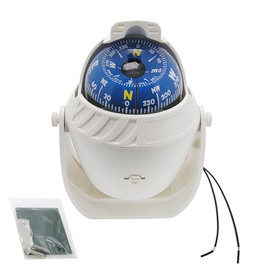 Portable Electronic Vehicle Digital Compass Car Navigation Compass for Camping Hiking Outdoor Sports Sea Pivoting Marine Boat Ship