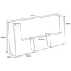 Taymar 3W110H Three Pocket Wall Rack for DL Leaflet