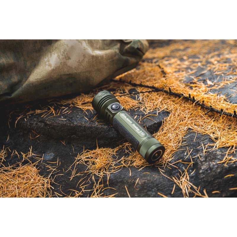 Olight Seeker 3 Pro OD Green Rechargeable Waterproof Flashlight, 4200