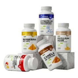 Kit Hábitos Saludables Bioherb  Fibra, Metabolismo, Rutina                                                                                            