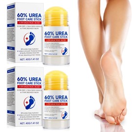 GXGM 2 Stück Fußpflege, Urea Creme 60 Prozent,Urea Fusscreme, Für Sehr Trockene, Raue und Rissige Haut, Für Ellenbogen, Knie, Füßen & Händen