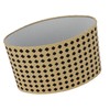 Lampshade Oval Shaped Hollow Metal Carved Compatible E27 E14 Caliber