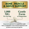 Nature's Nutrition Magnesium Glycinate Supplement 1000mg - Chelated Magnesium Glycinate